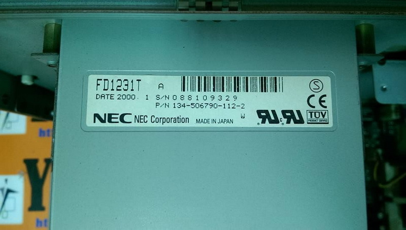 NEC FD1231T P/N 134-506790-112-2 FLOPPY - PLC DCS SERVO Control MOTOR ...